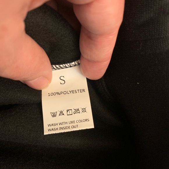 SHEIN Black and Orange Motivational Crewneck Sweater - Picture 3 of 4